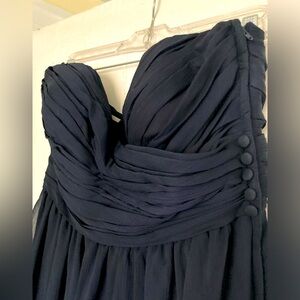 Jenny Yoo Navy Blue Bridesmaid Dress (6)